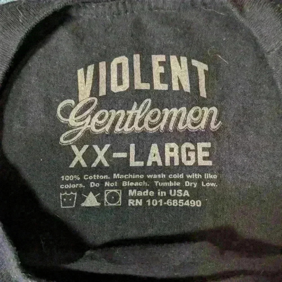 Violent Gentlemen Fort McMurray XXL  T-Shirt - Picture 3 of 4